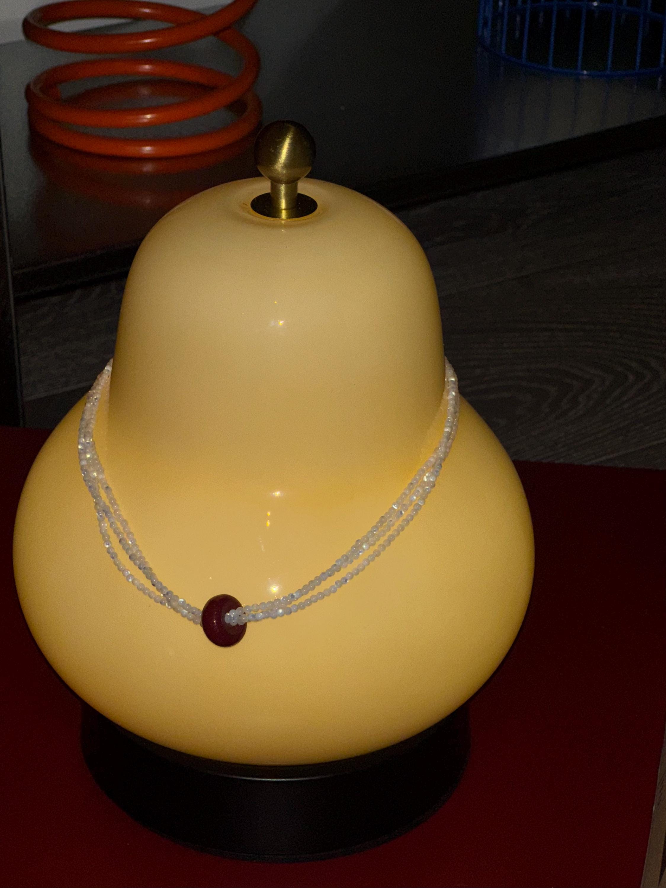 Handmade Triple Strand Seed Bead Necklace