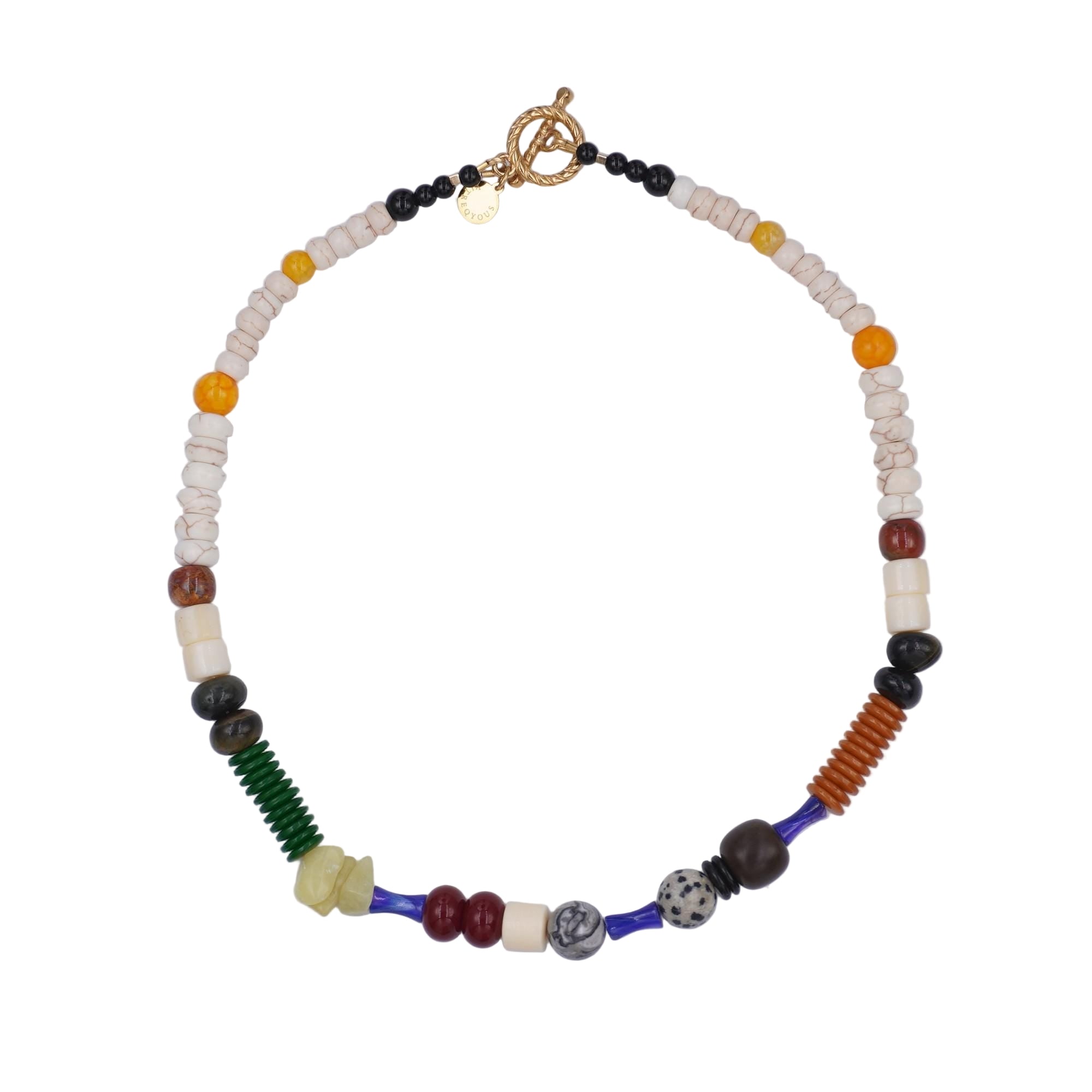 Handmade Arcadia Mixed Beads Necklace