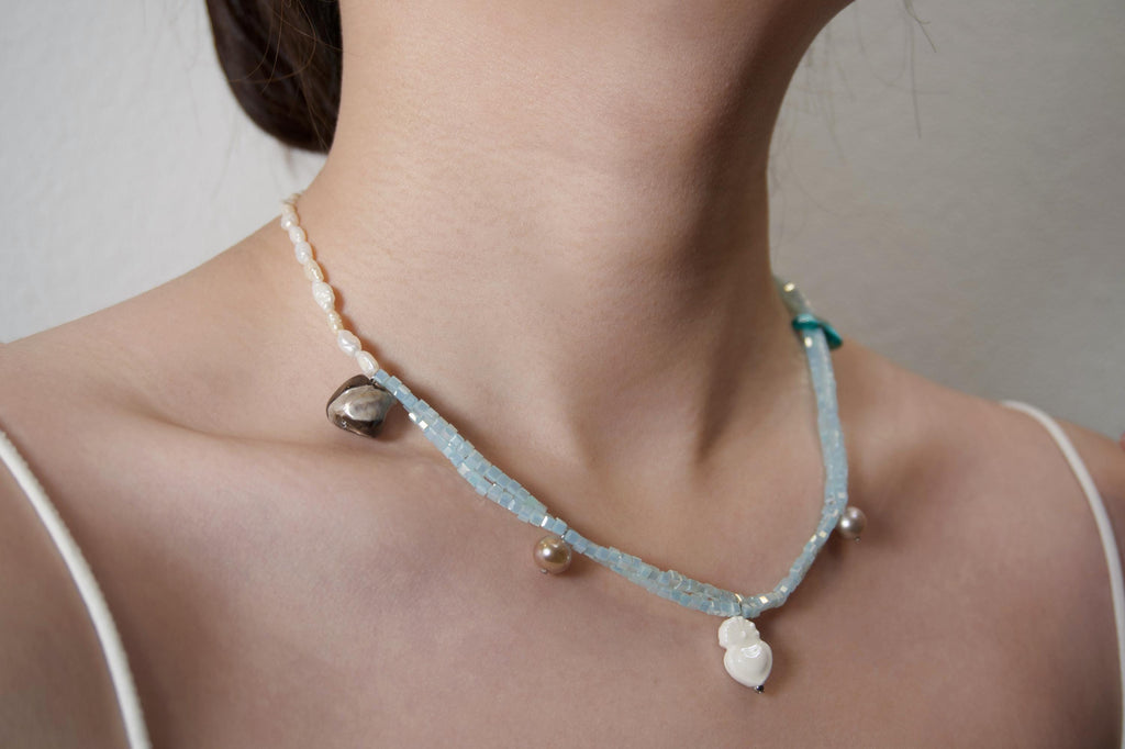 Ocean-Inspired Beaded Necklace