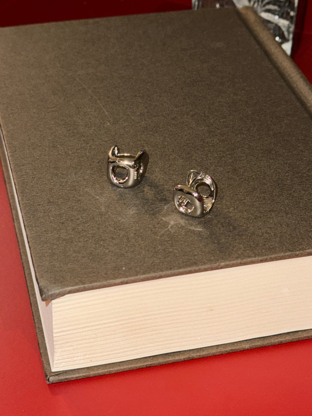 Square Huggie Hoop Earrings