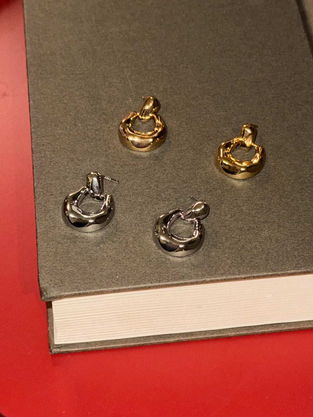 Sculptural Hoop Earrings