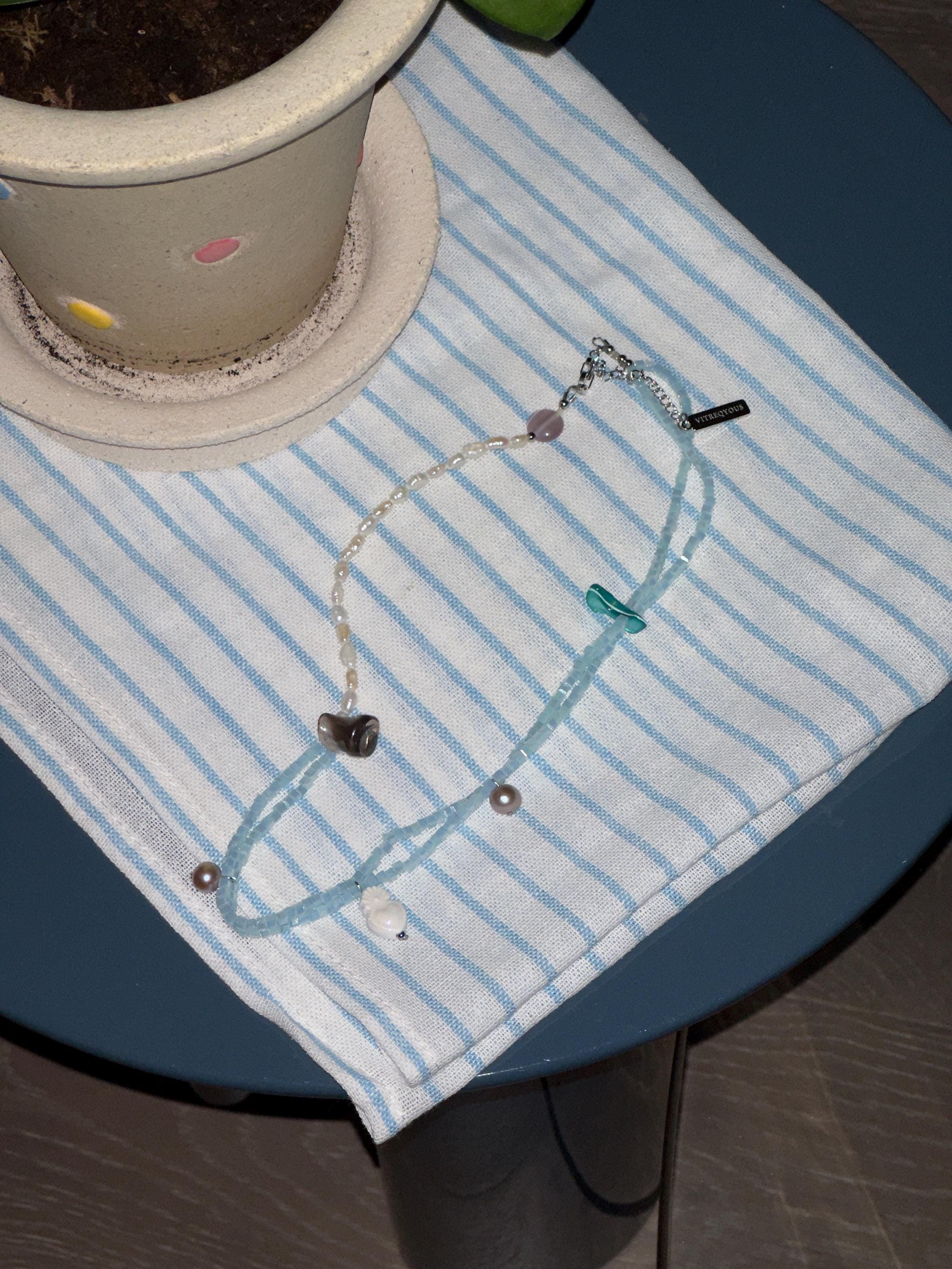 Ocean-Inspired Beaded Necklace